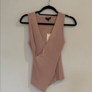 NWT Tank tip wrap sweater